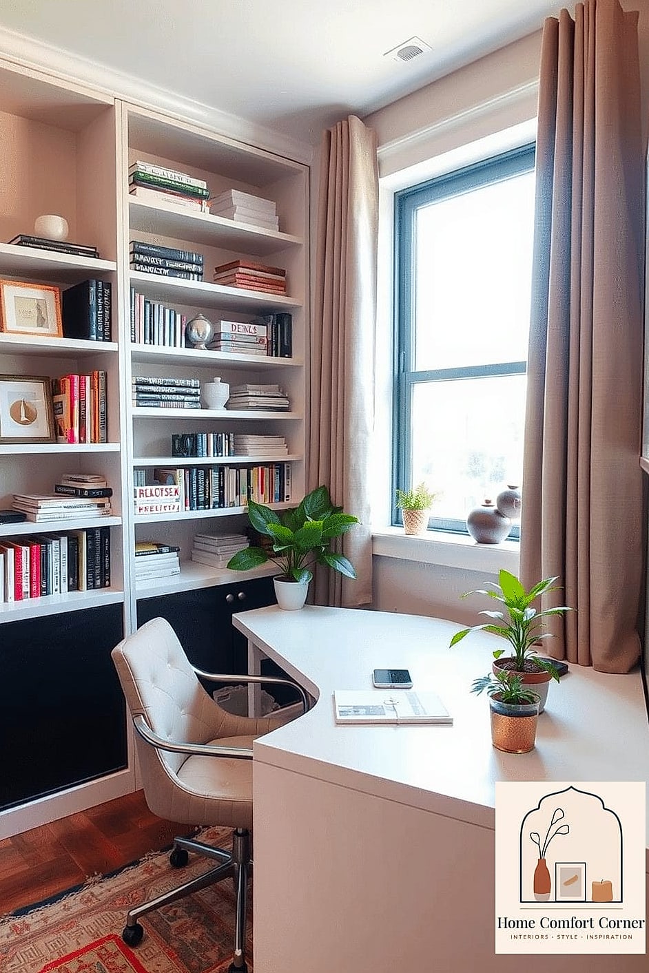Open Shelving with Curated Decor