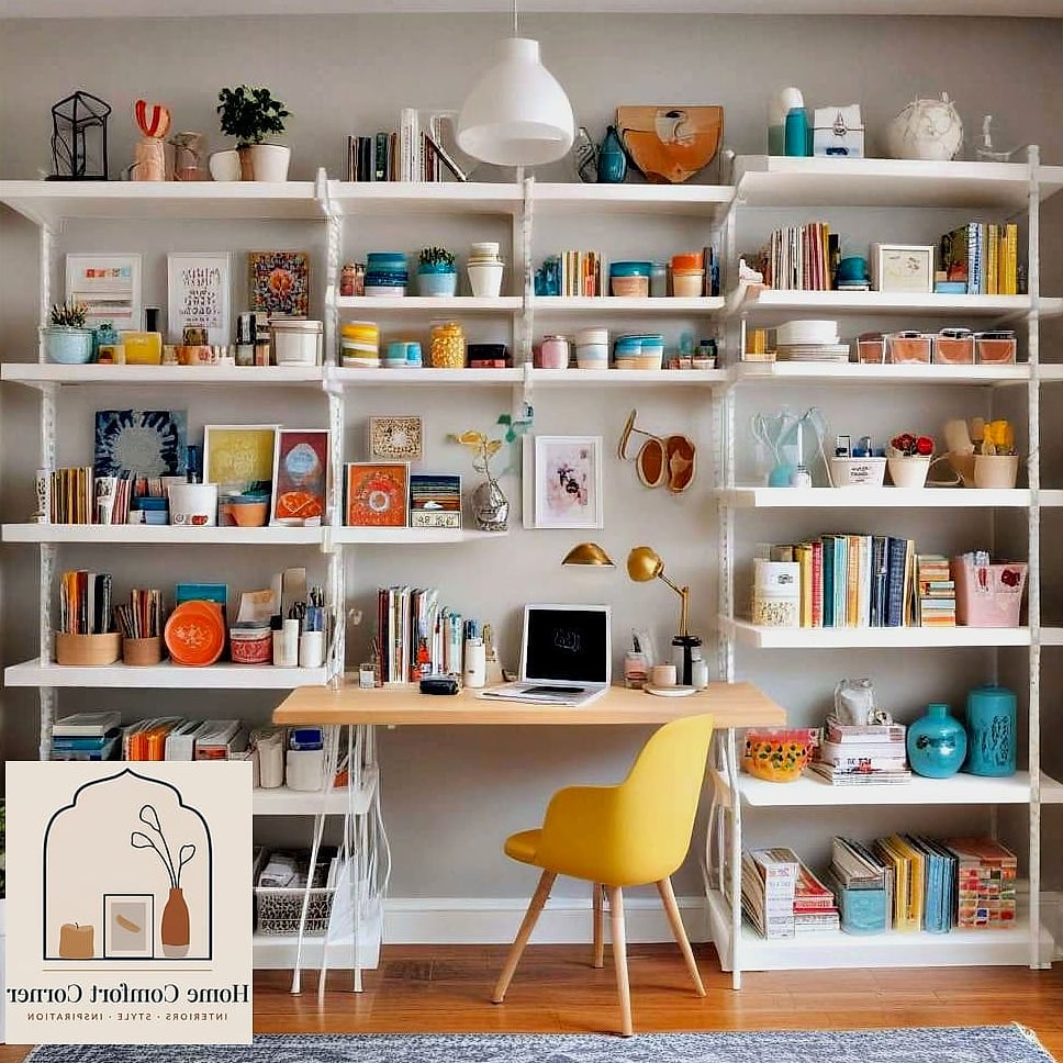 Open Shelving With Deliberately Imperfect Styling