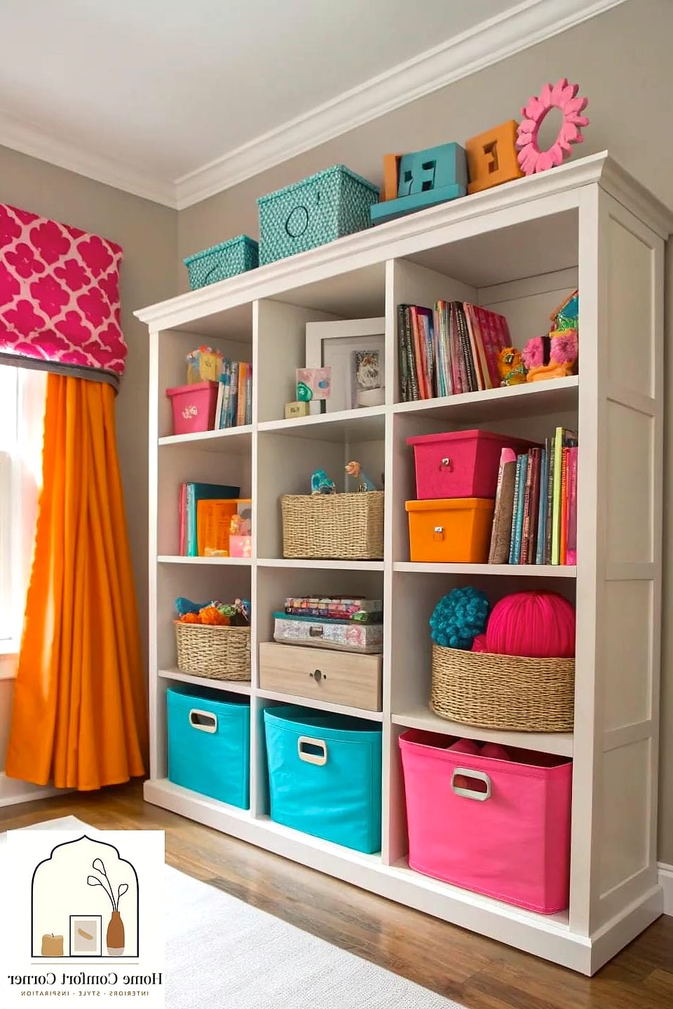 Open Shelving Styled with Books and Trinkets