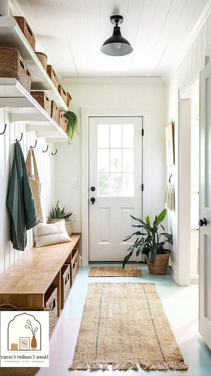 Open Shelving for Baskets and Bins