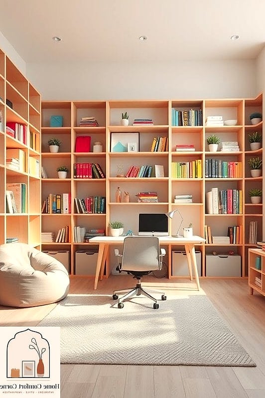 Open Shelving With Curated Styling