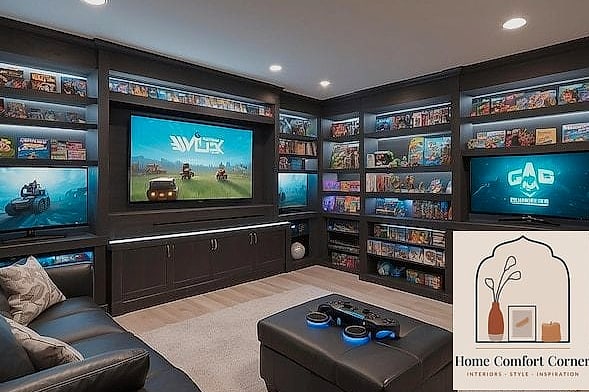 Open Shelving for Game Displays