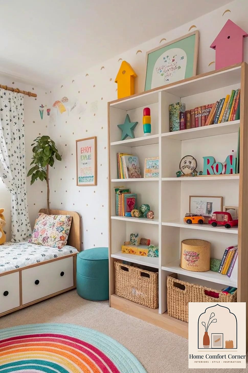 Open Shelving for Books and Toys