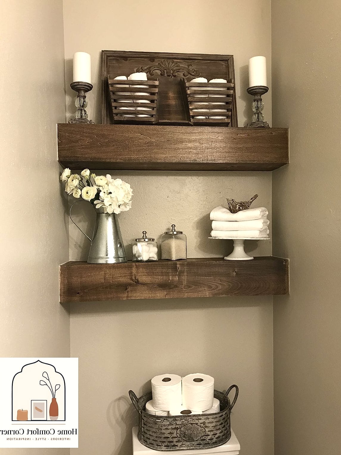 Open Shelving for Display and Storage