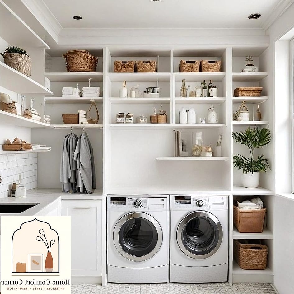 Open Shelving for a Casual Vibe