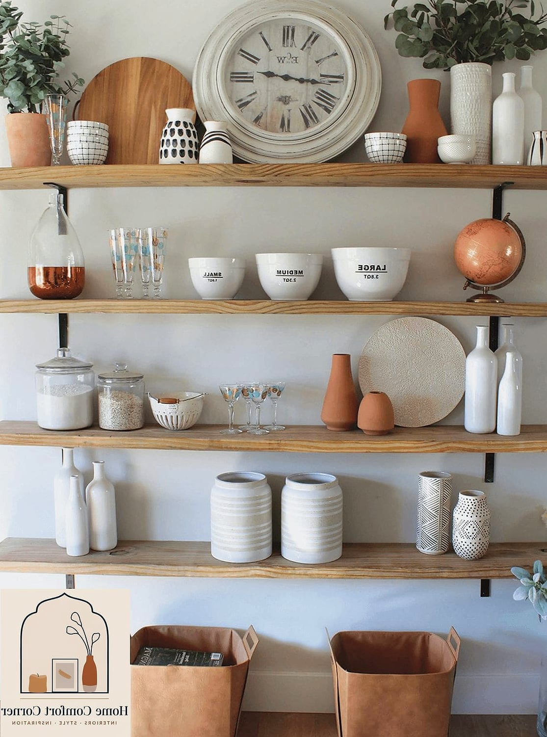 Open Shelving in the Kitchen