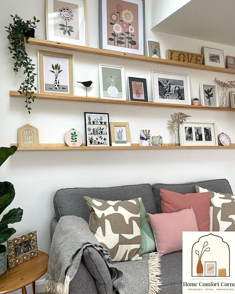 Open Shelving for Paint and Supplies