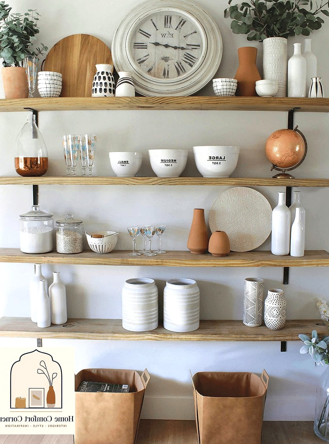 25 Cute Room Decor Ideas Diy Ideas That Work in Any Size Home 23 Open Shelving in Place of Upper Cabinets