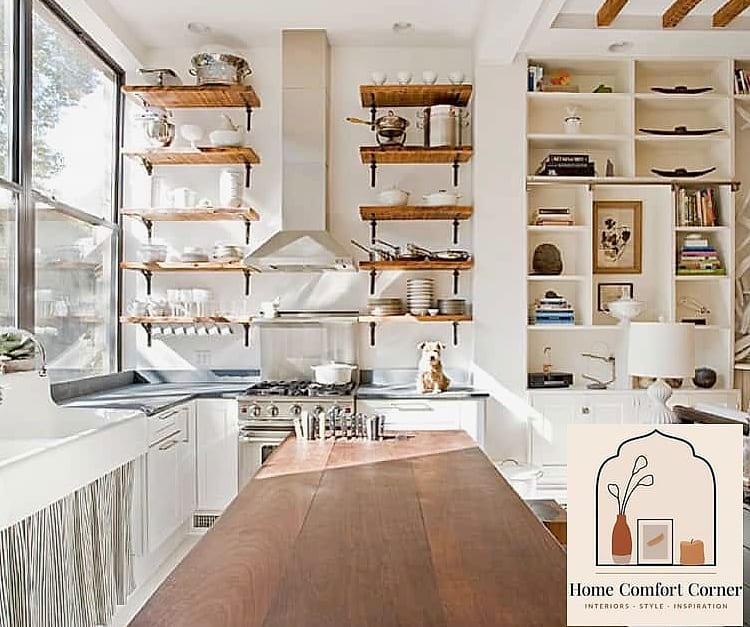 Open Shelving in Small Kitchens