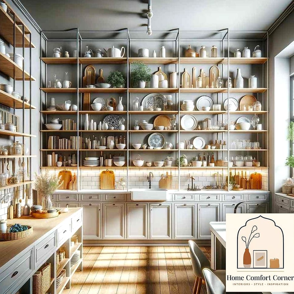 Open Shelving in the Kitchen