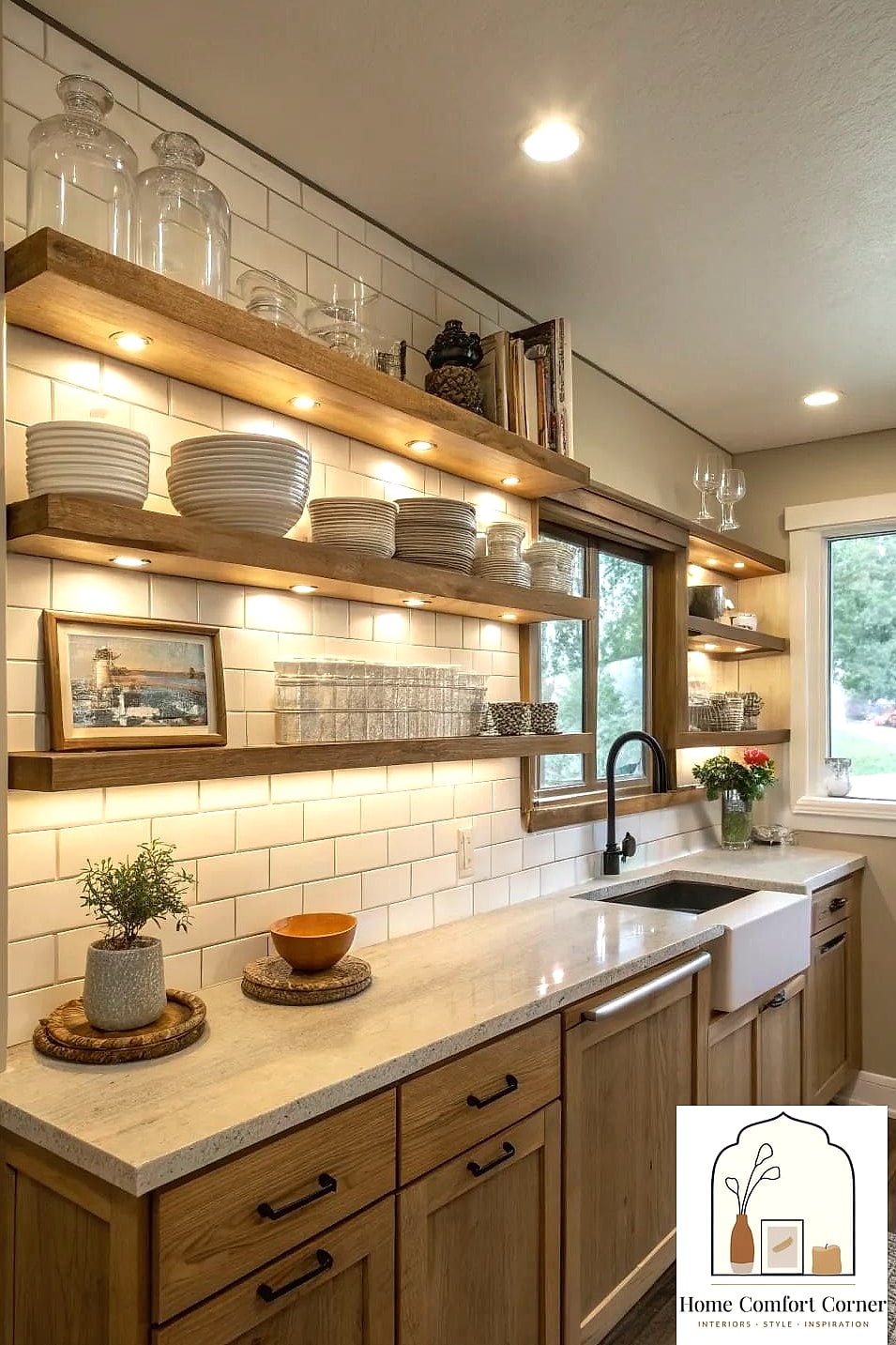 Open Shelving in the Kitchen