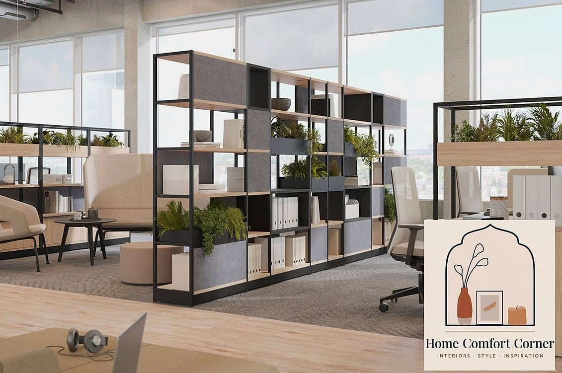 Open Shelving with Baskets and Bins
