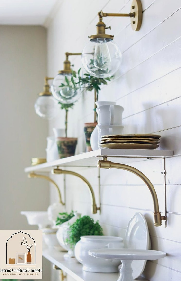 Open Shelving in the Bathroom