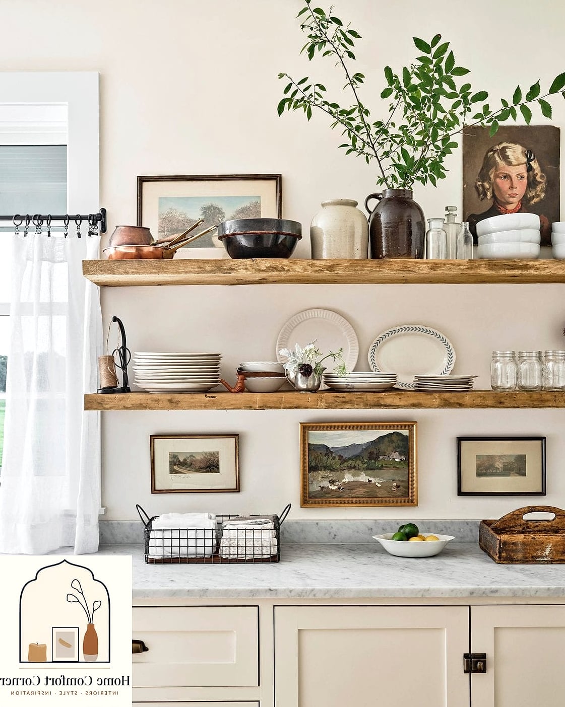 Open Shelving in the Kitchen