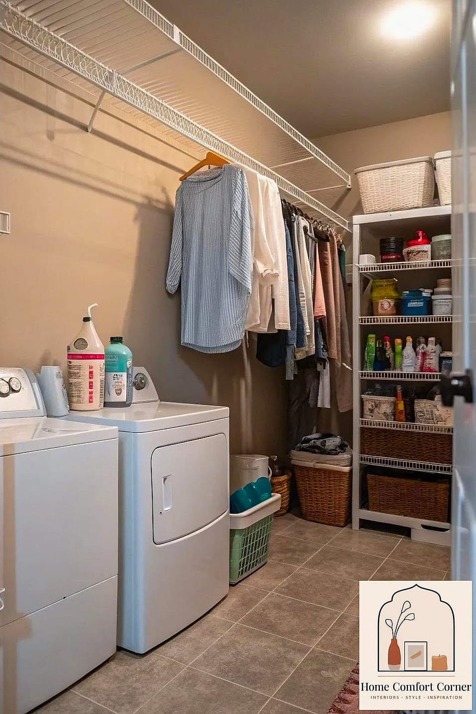 Open Wire Shelving for Breathable Storage