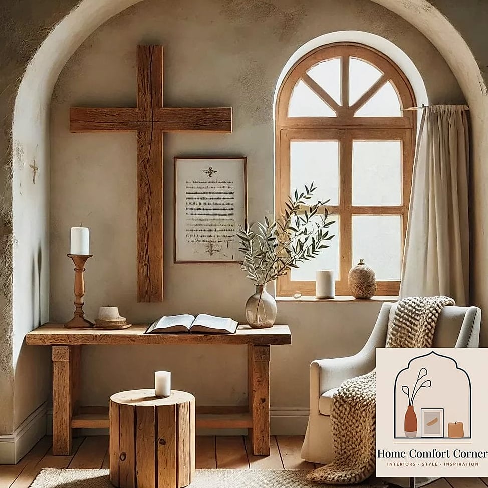 Outdated Curtains Replaced With Linen Panels