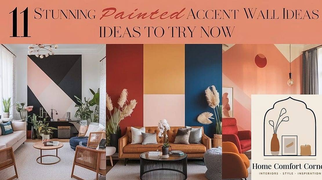 Paint an Accent Wall in a Bold Color