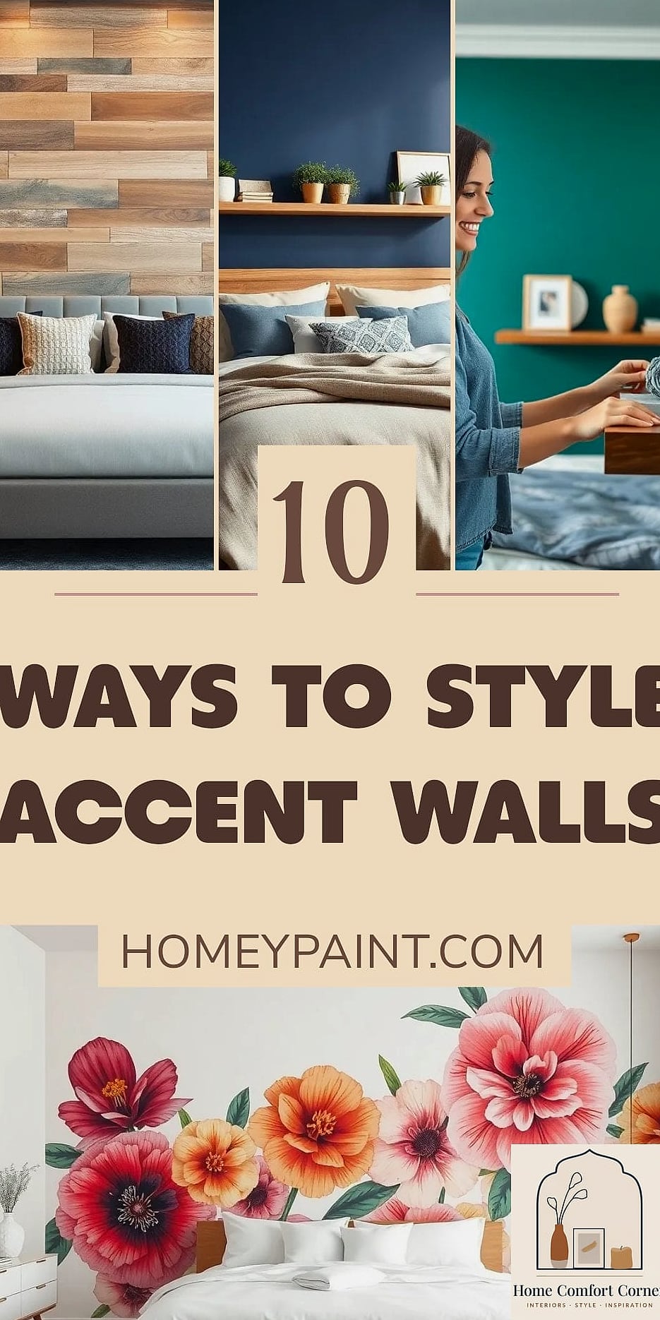 Painted Accent Ceiling