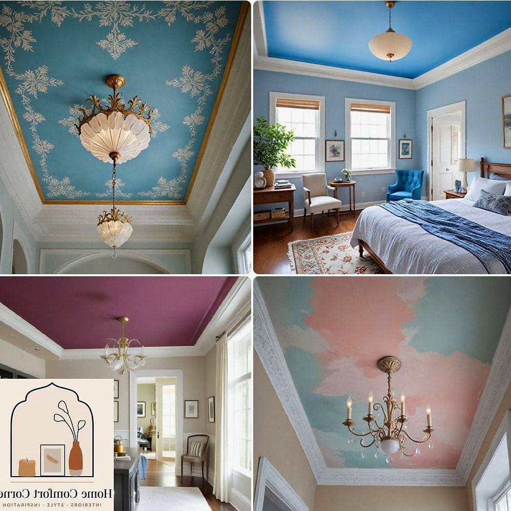 Painted Ceiling Medallion or Pattern