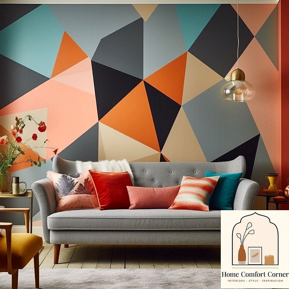 Painting an Accent Wall in a Moody, Saturated Color