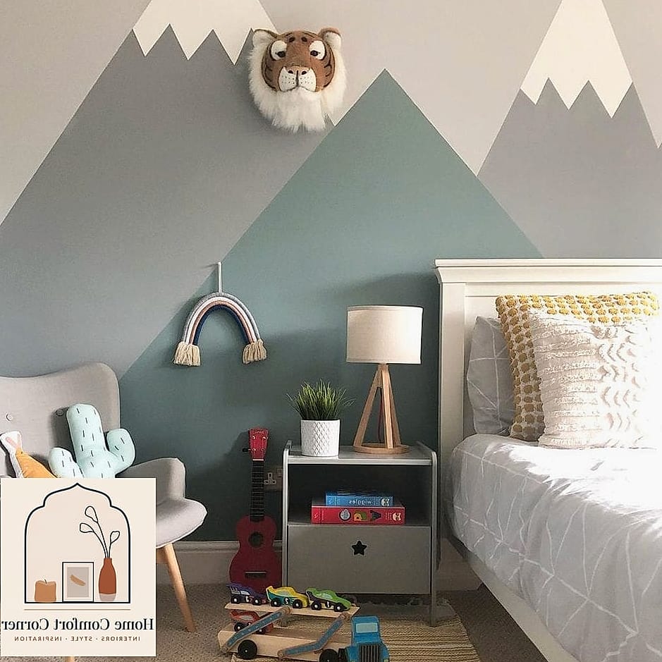 17 Boy Room Ideas Concepts That Are Actually Achievable on a Budget 2 Paint One Wall Instead of the Whole Room