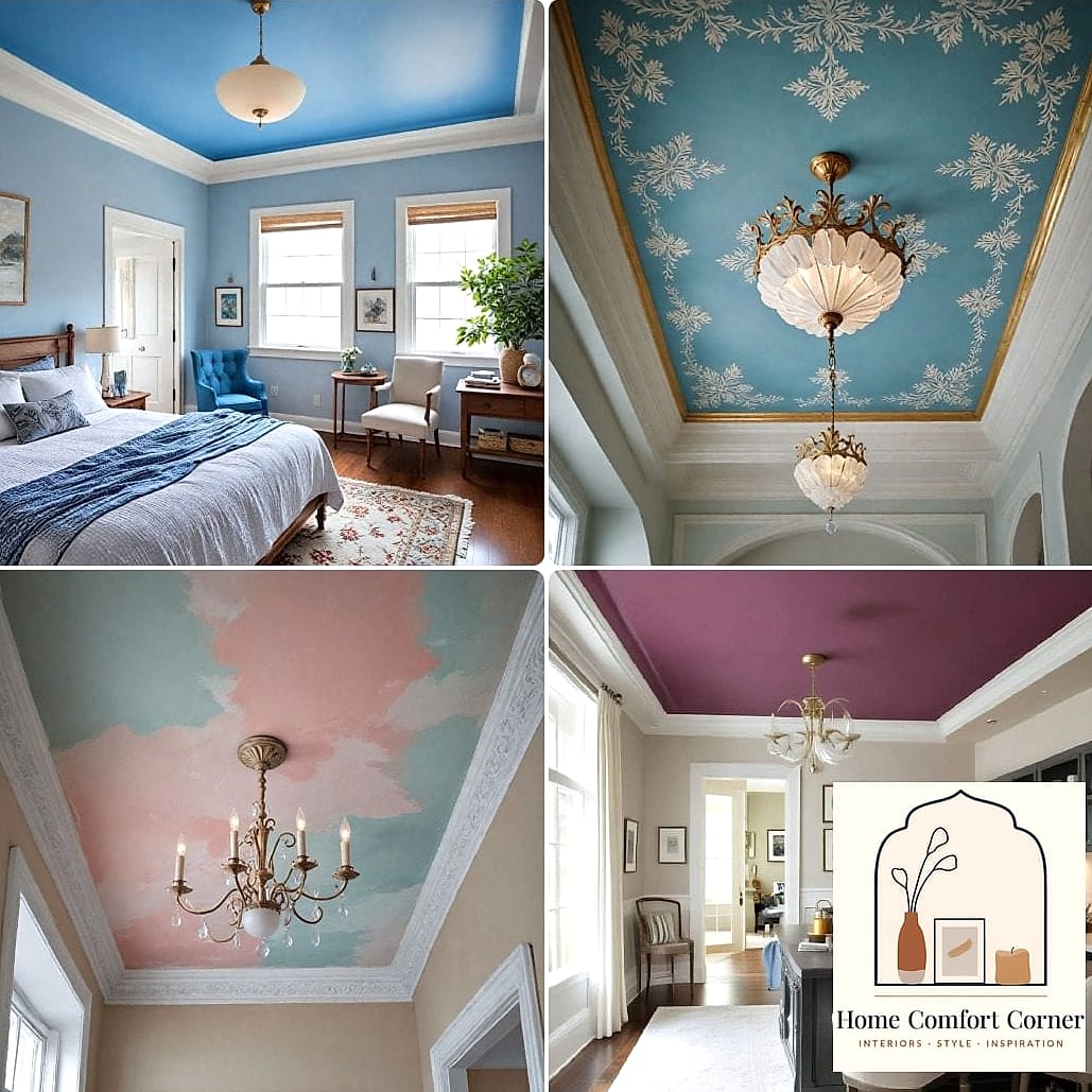 25 Room Decor Tips From Top Interior Designers 3 Paint Your Ceiling a Color