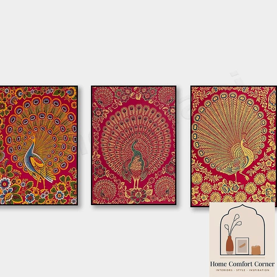 19 Indian Home Decor Inspiration Boards You'll Want to Copy 13 Paisley and Peacock Motifs