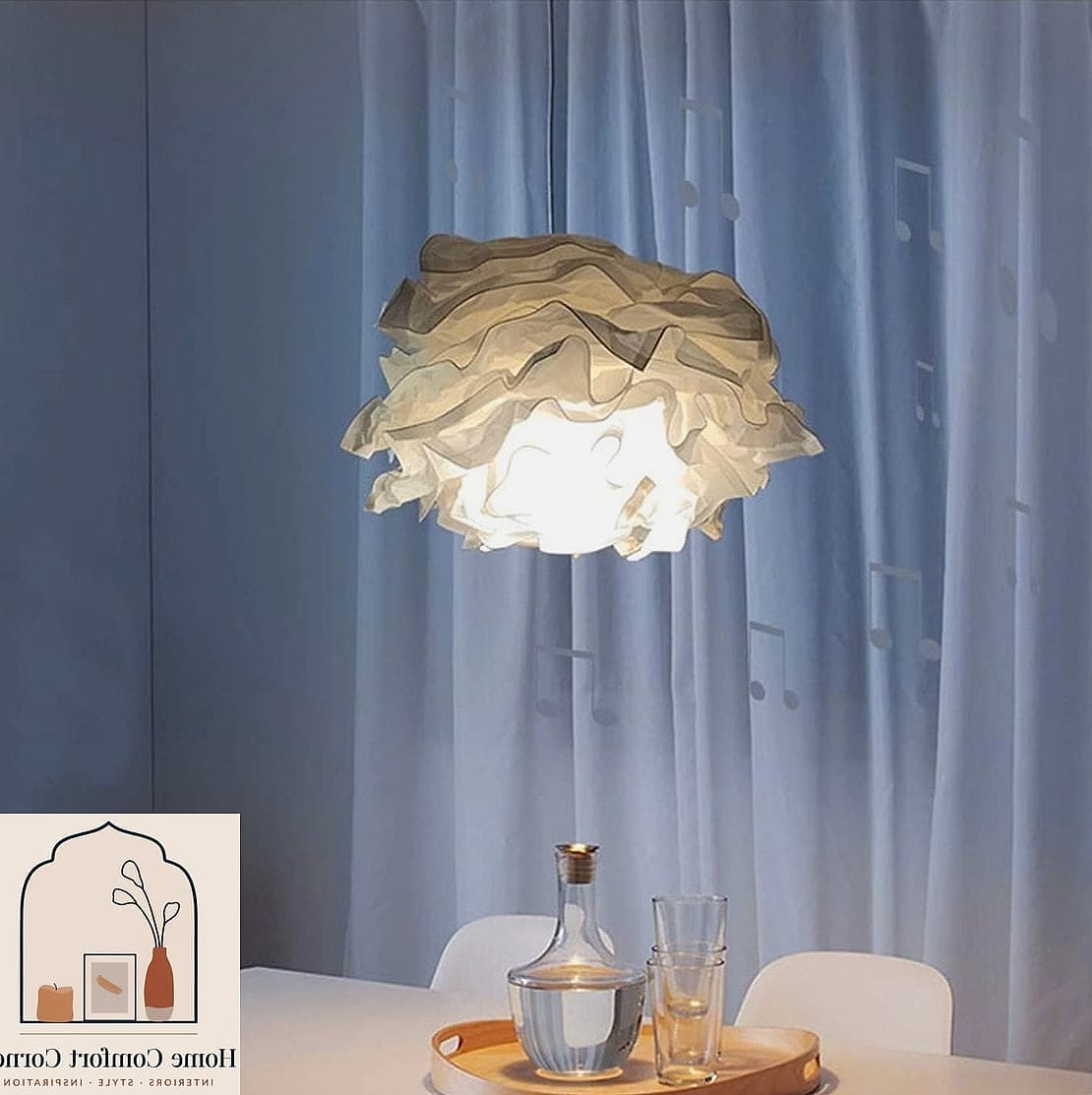 Paper Pendant Shades for Kitchens and Entryways