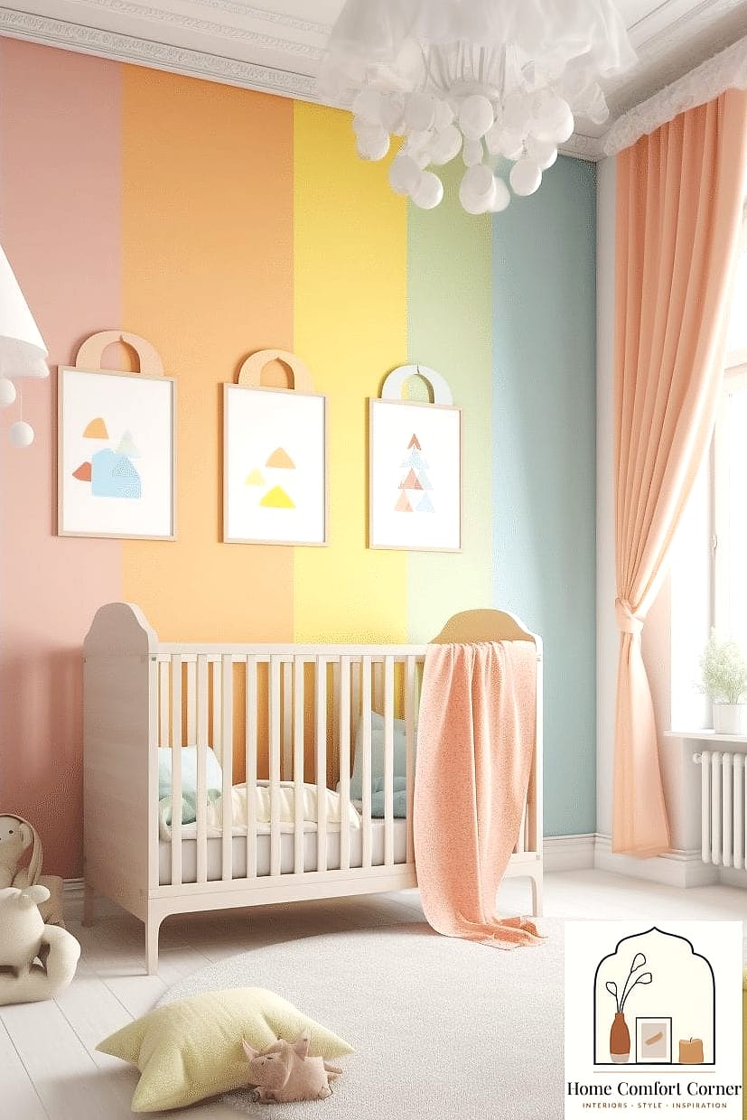 Pastel Rainbow Playroom Vibes