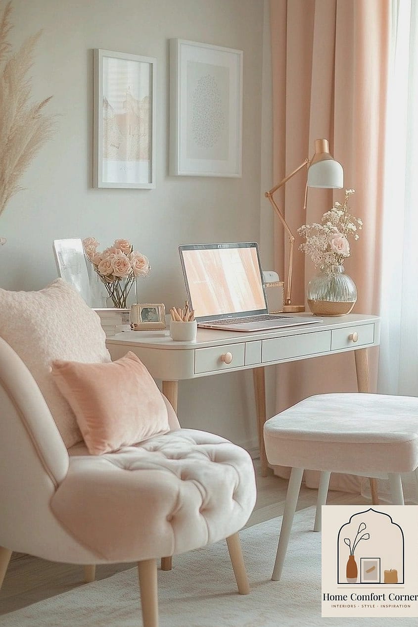 Pastel Study Room for a Calm Vibe