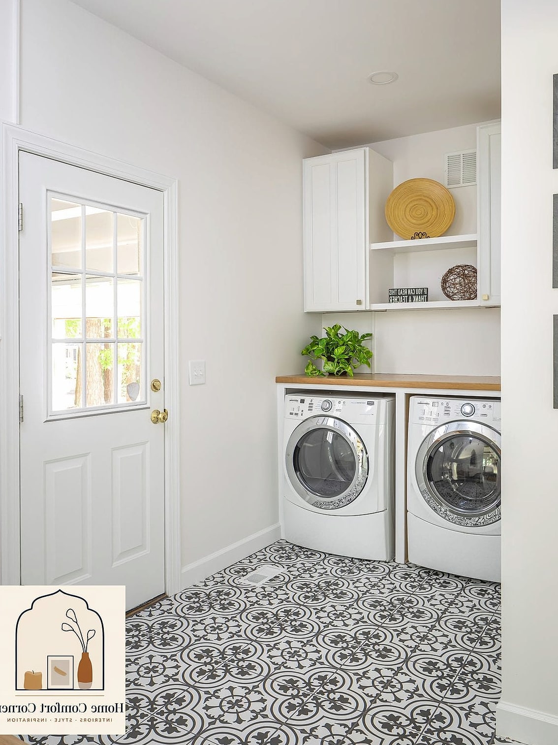 Patterned Tile Backsplash