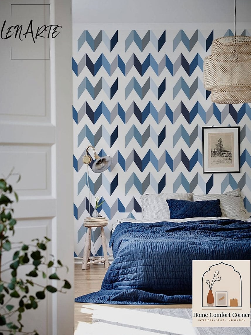 Peel-and-Stick Wallpaper Accent Wall