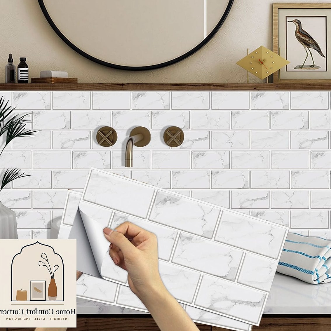 Peel-and-Stick Wallpaper for Renters