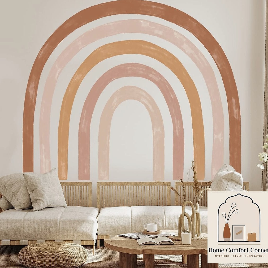 Peel-and-Stick Wallpaper on an Accent Wall