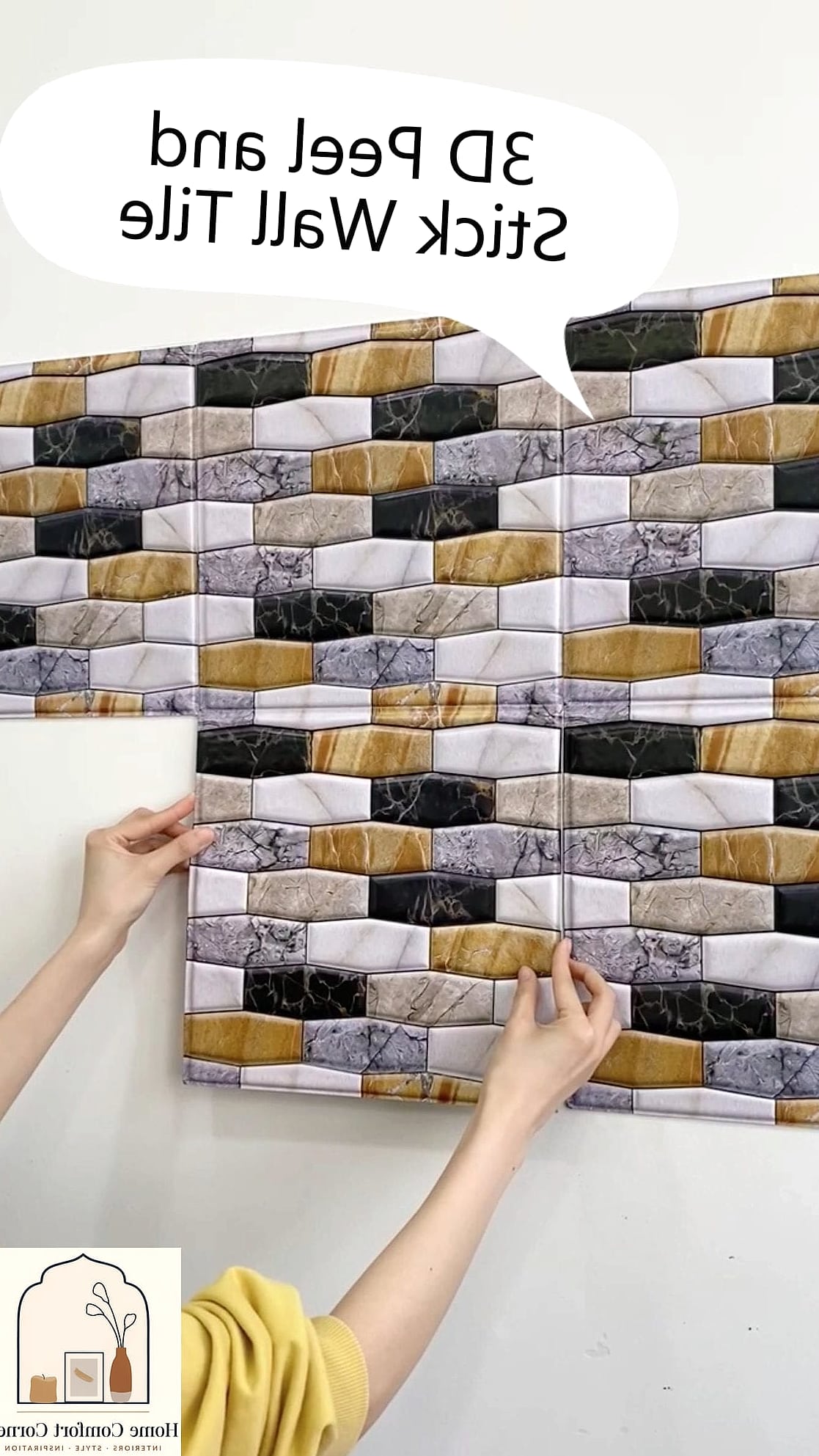 Peel-and-Stick Wallpaper Accent Wall