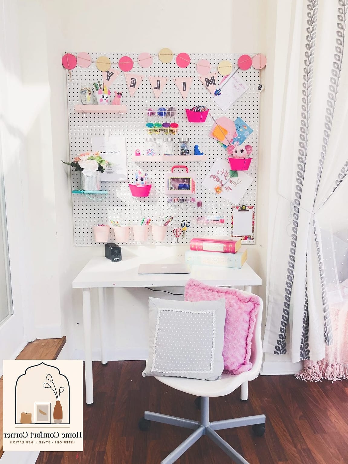 A Pegboard Instead of a Bulletin Board