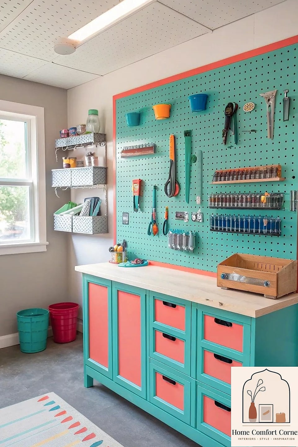Pegboard Wall for Everything
