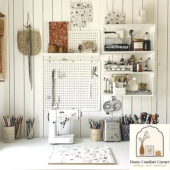 Pegboard Walls for Visible Tool Storage