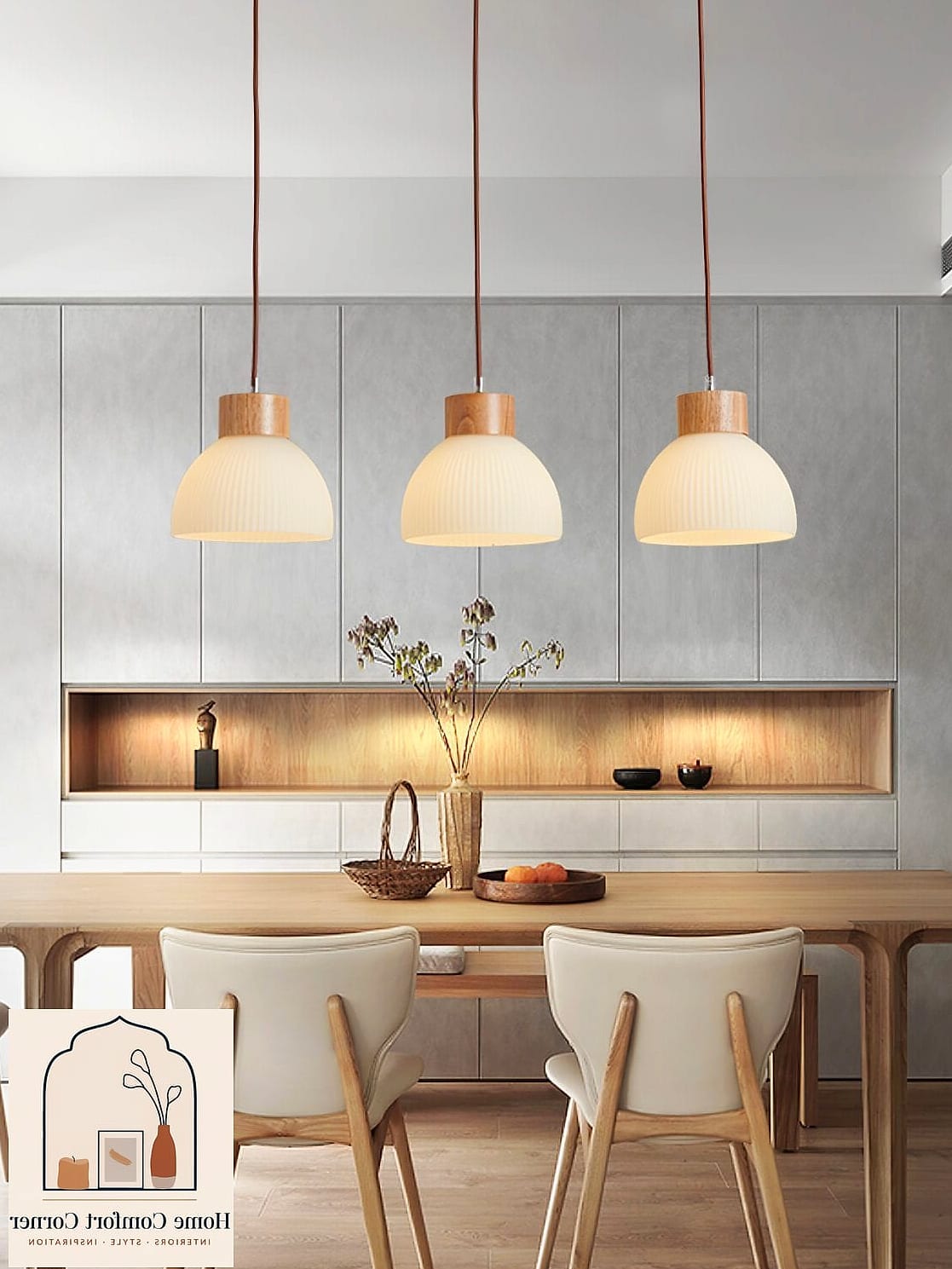 Pendant Lighting to Anchor the Space
