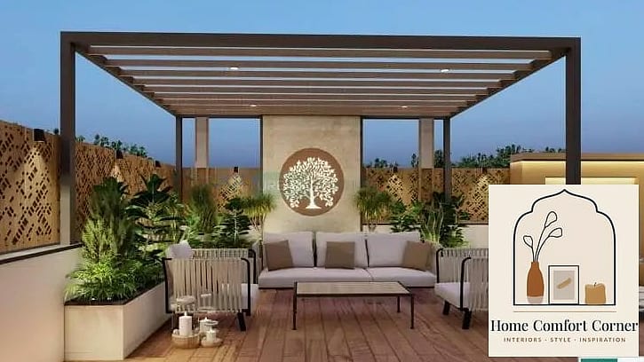 21 Terrace Room Ideas Indian Designs That Maximize Style and Function 9 Pergola with Climbing Vines
