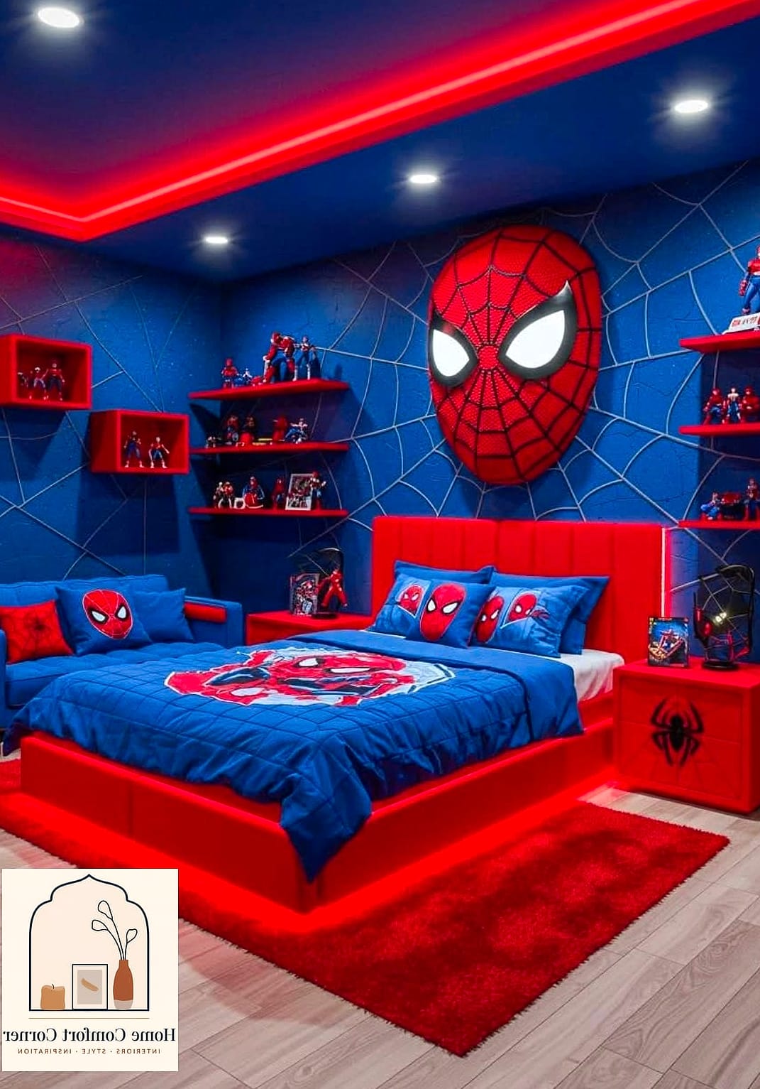 Personalized Name Decor in Spiderman Font