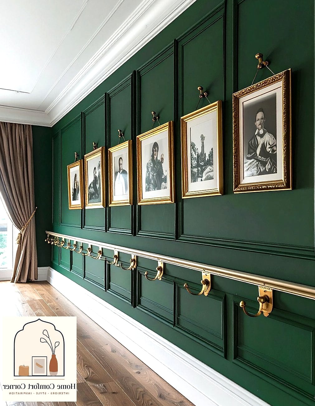 17 Classic Interior Design Ideas That Are Trending on Pinterest 6 Picture Rail Molding