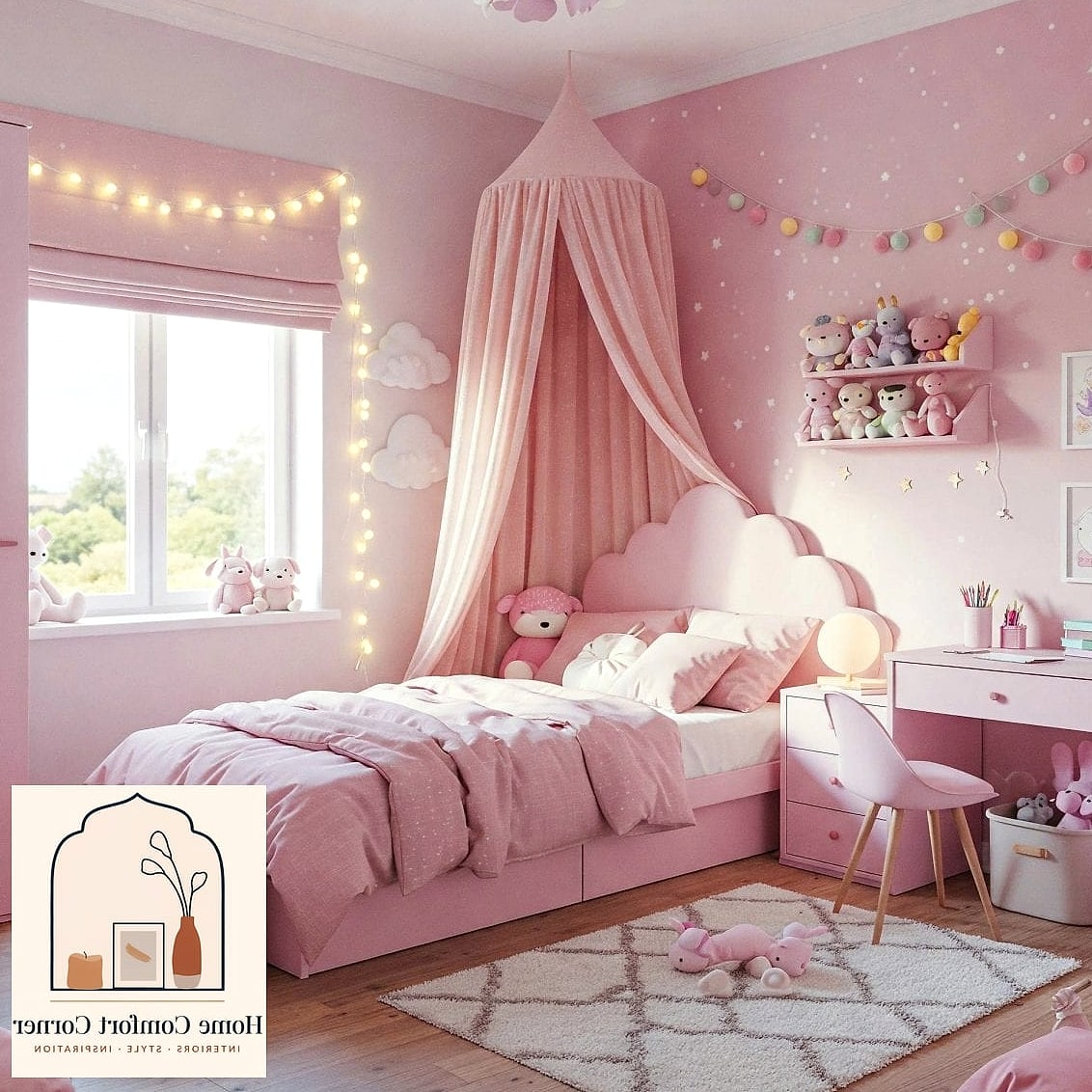 17 Pink Room Aesthetic Decor Inspiration Boards You'll Want to Copy 13 Pink Kids' Room That Grows With Them