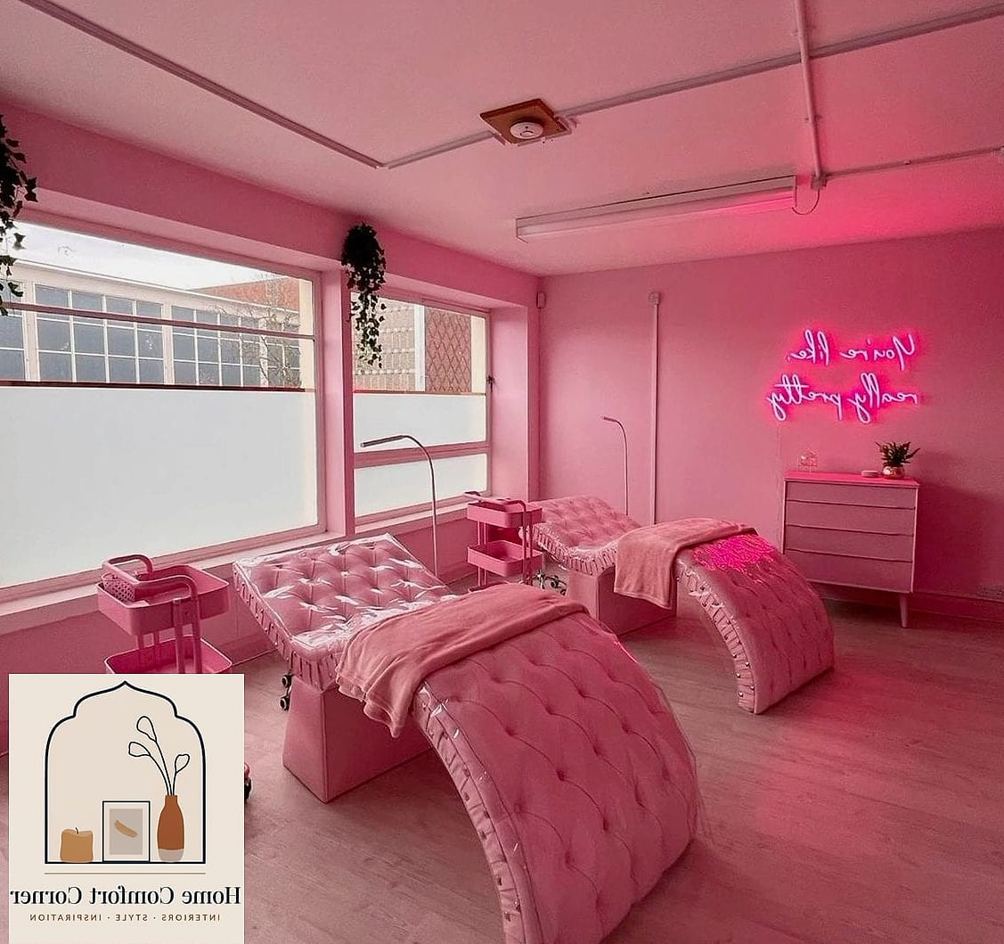Pink and Neutral Feminine Studio