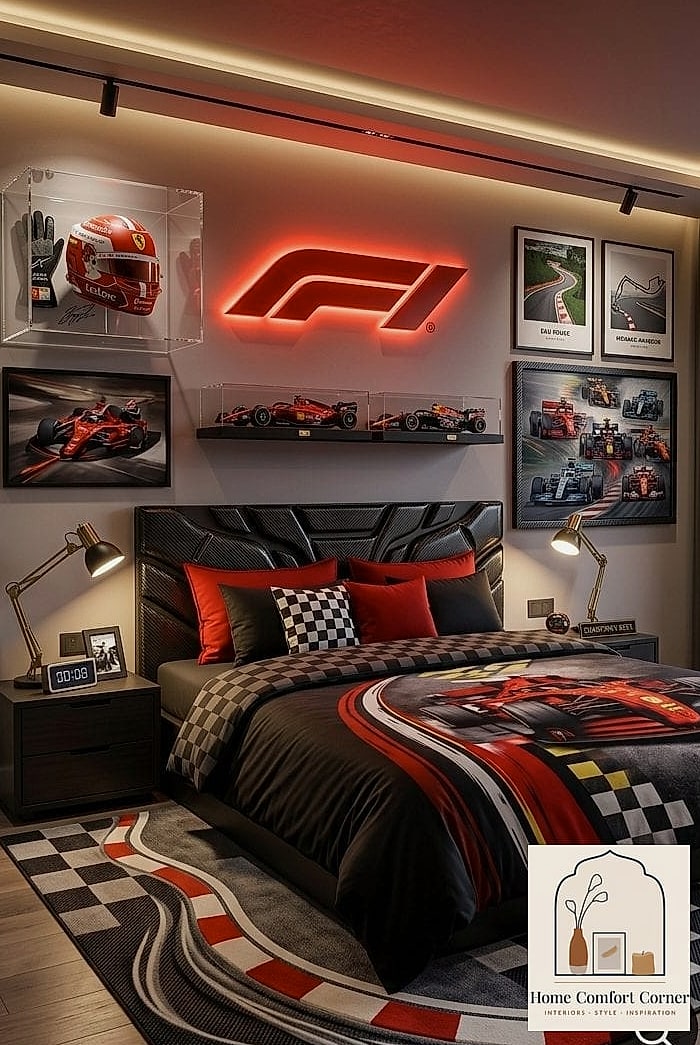 Pit Lane Inspired Garage Organization