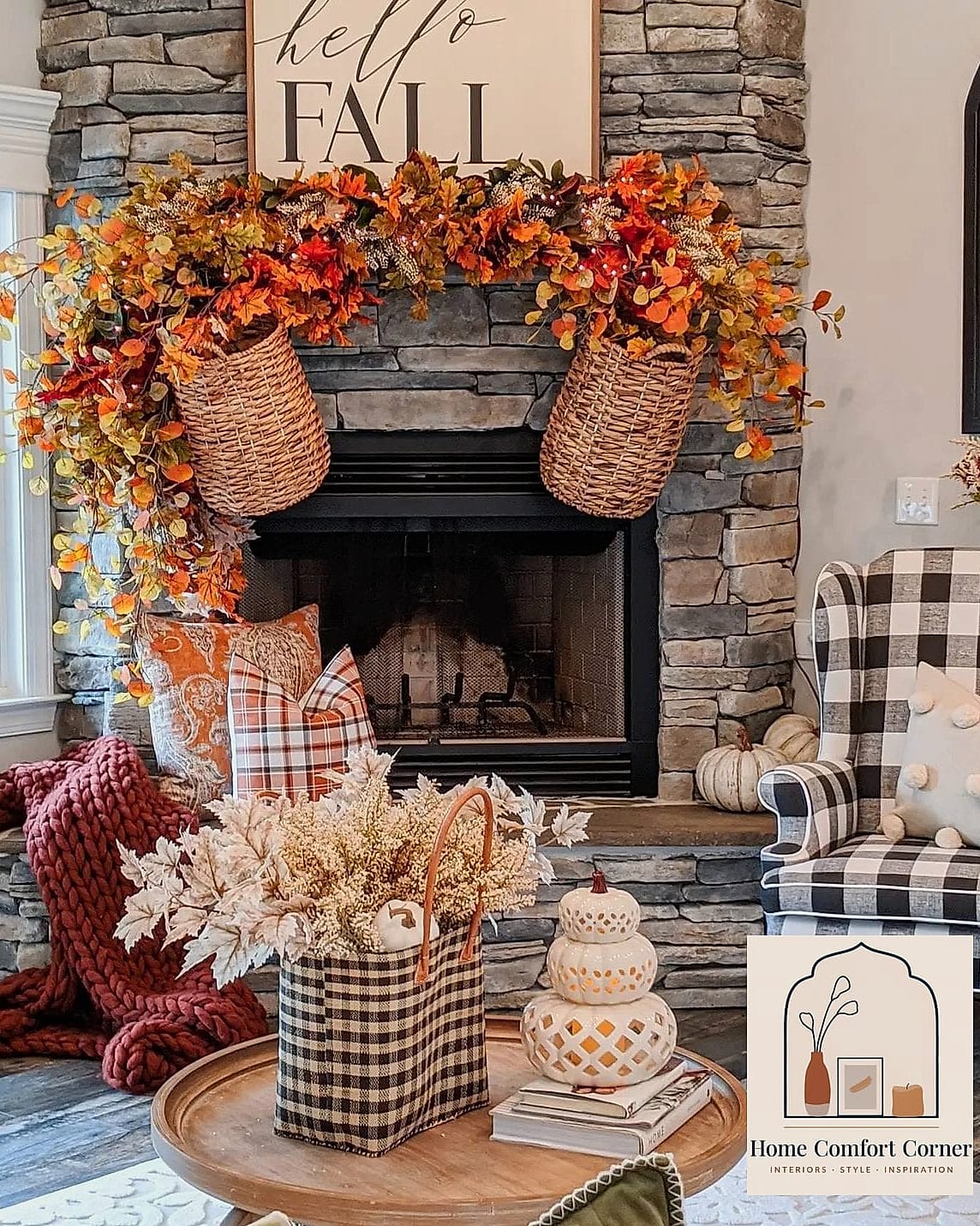 Plain Guest Room to Welcoming Fall Retreat