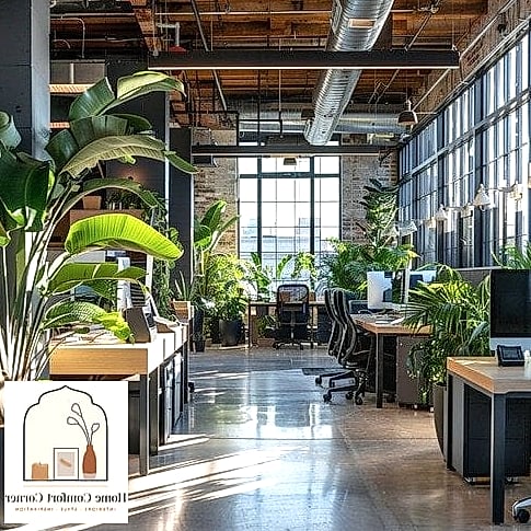 Plant-Filled Biophilic Office