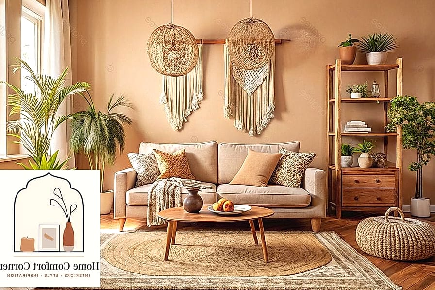 9 Boho Home Decor Concepts That Are Actually Achievable on a Budget 7 Plants in Woven or Ceramic Planters