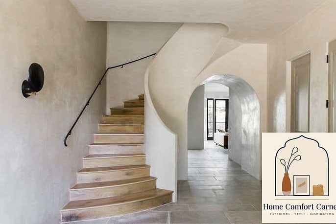 Plaster-Look Walls Instead of Paint