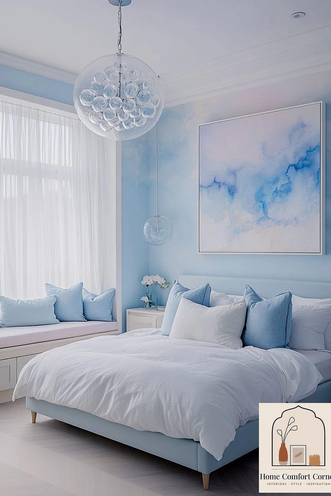 Powder Blue Bathroom Tile